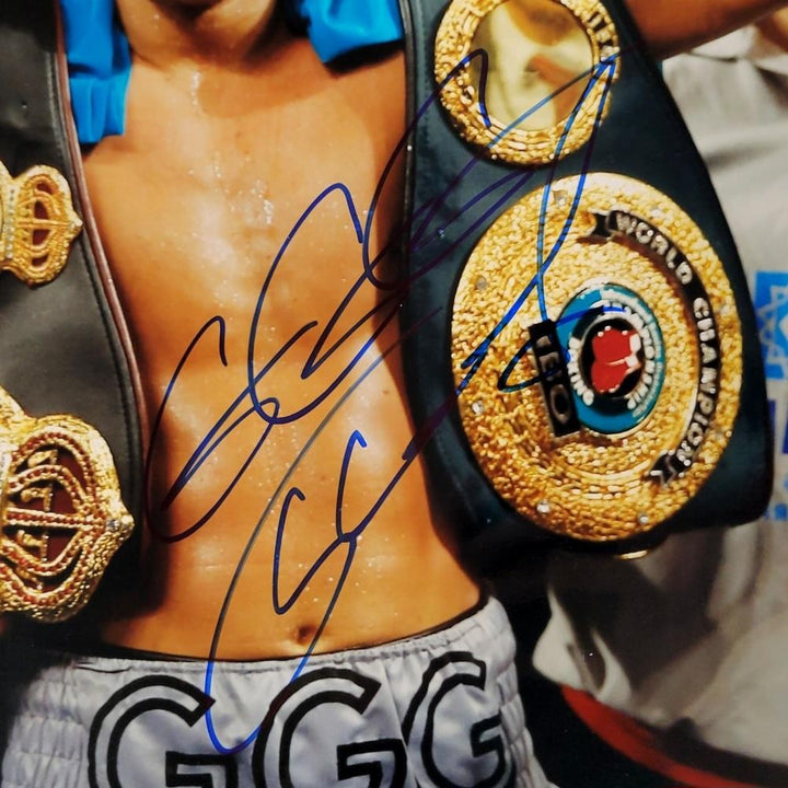 Gennady Golovkin signed "GGG" Boxing 16x20 photo WBC Champion autograph ~ PSA
