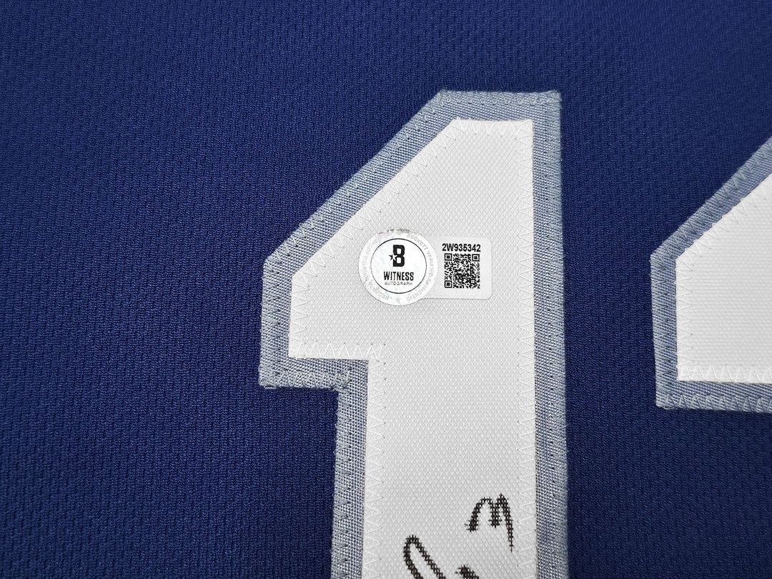 Royals Salvador Perez Auto Blue Nike Authentic Collection Jersey Size 44 Beckett