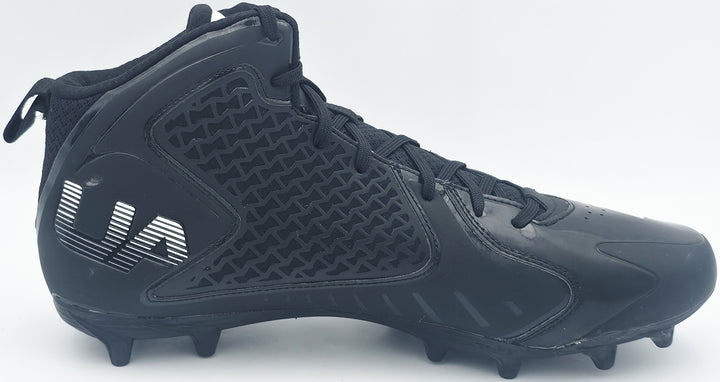 Michael Penix Jr Auto Black Under Armour Team Fierce MC Cleats Falcons Size 12