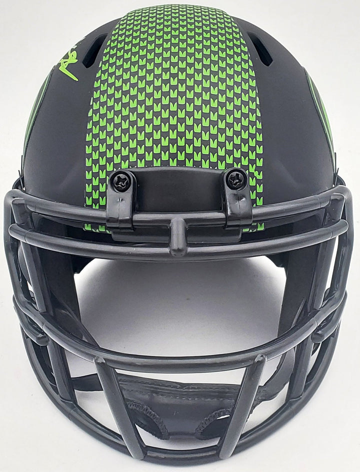 Michael Dickson Signed Seattle Seahawks Eclipse Black Speed Mini Helmet MCS Holo