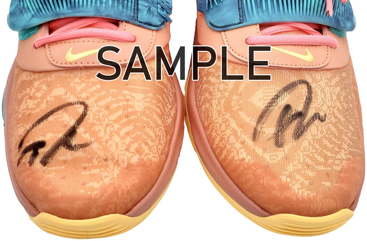 Giannis Antetokounmpo Signed Nike Zoom Freak Shoes Size 16 BAS QR