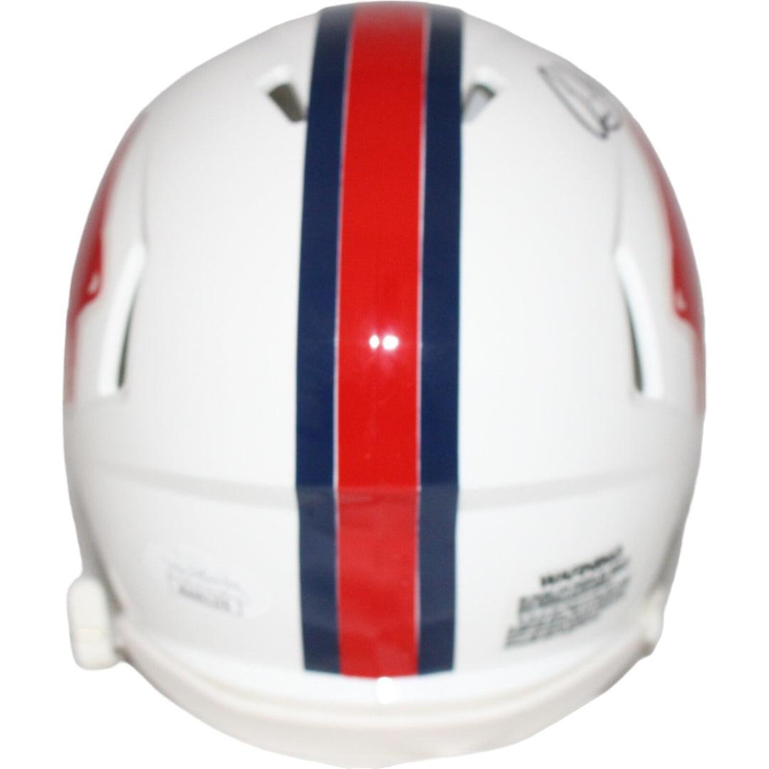 Oj Simpson Autographed Buffalo Bills Throwback Mini Helmet JSA 42702