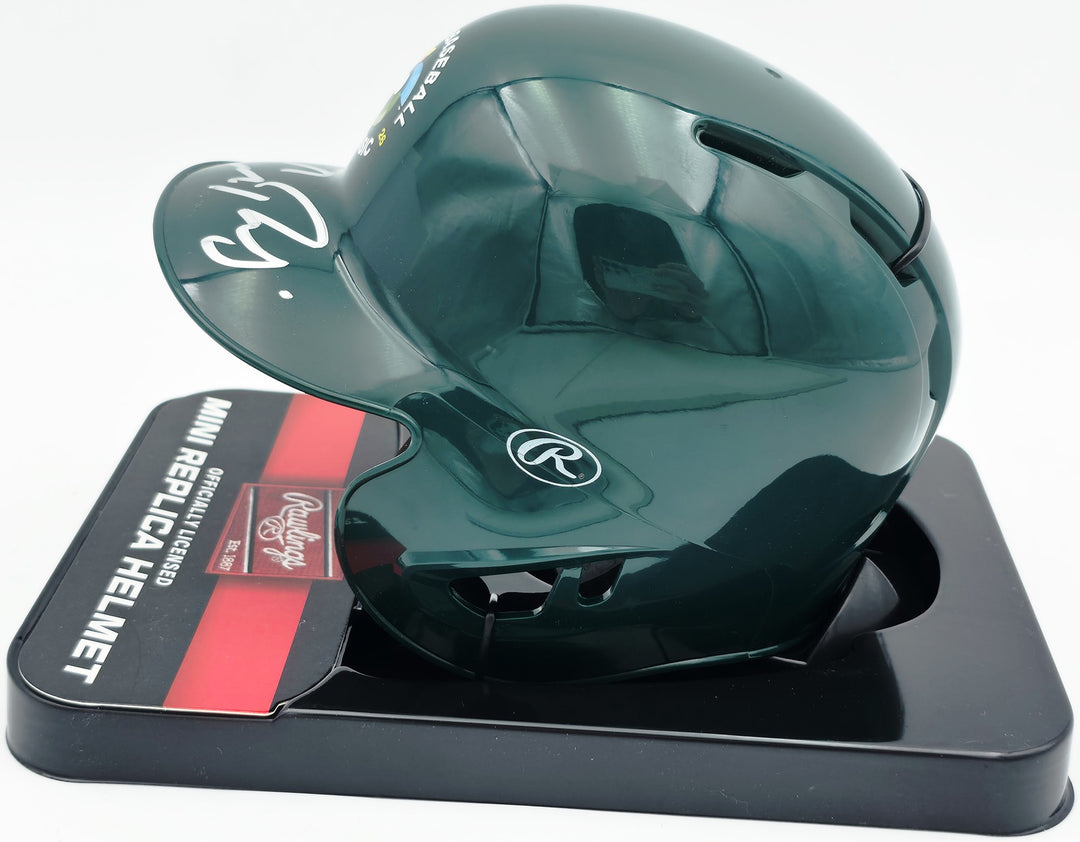 Cal Raleigh Auto Team USA Green 2026 WBC Logo Mini Batting Helmet Fanatics & MLB