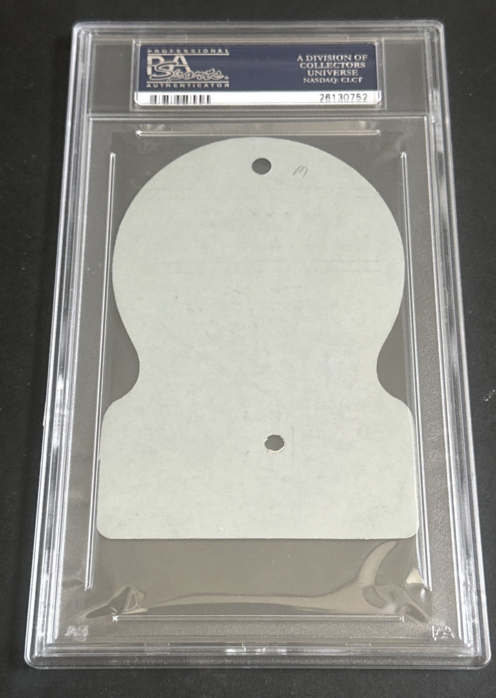 1955 WORLD SERIES Clubhouse TICKET Brooklyn DODGERS Jackie Robinson Psa 7 Pop 1