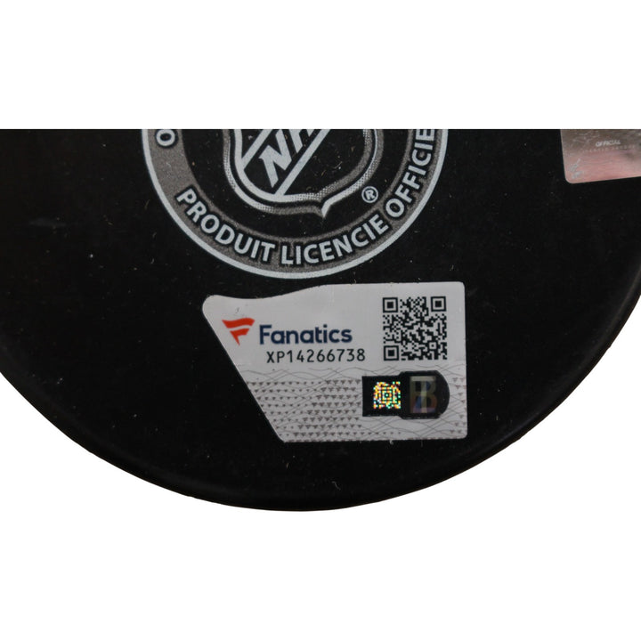 Cale Makar Autographed/Signed Colorado Avalanche Logo Puck Fanatics 54961