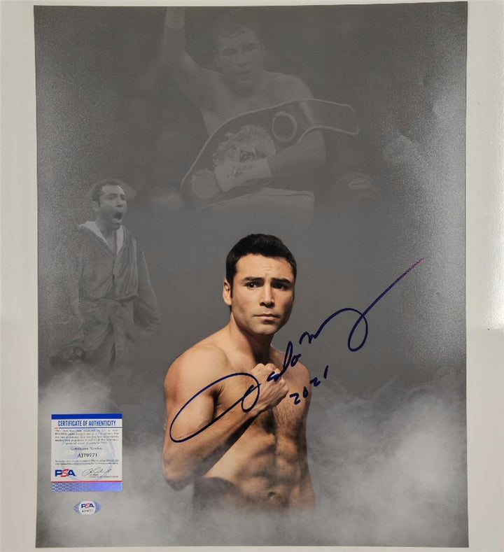 Oscar De La Hoya signed Boxing 16x20 photo autograph ~ PSA/DNA COA
