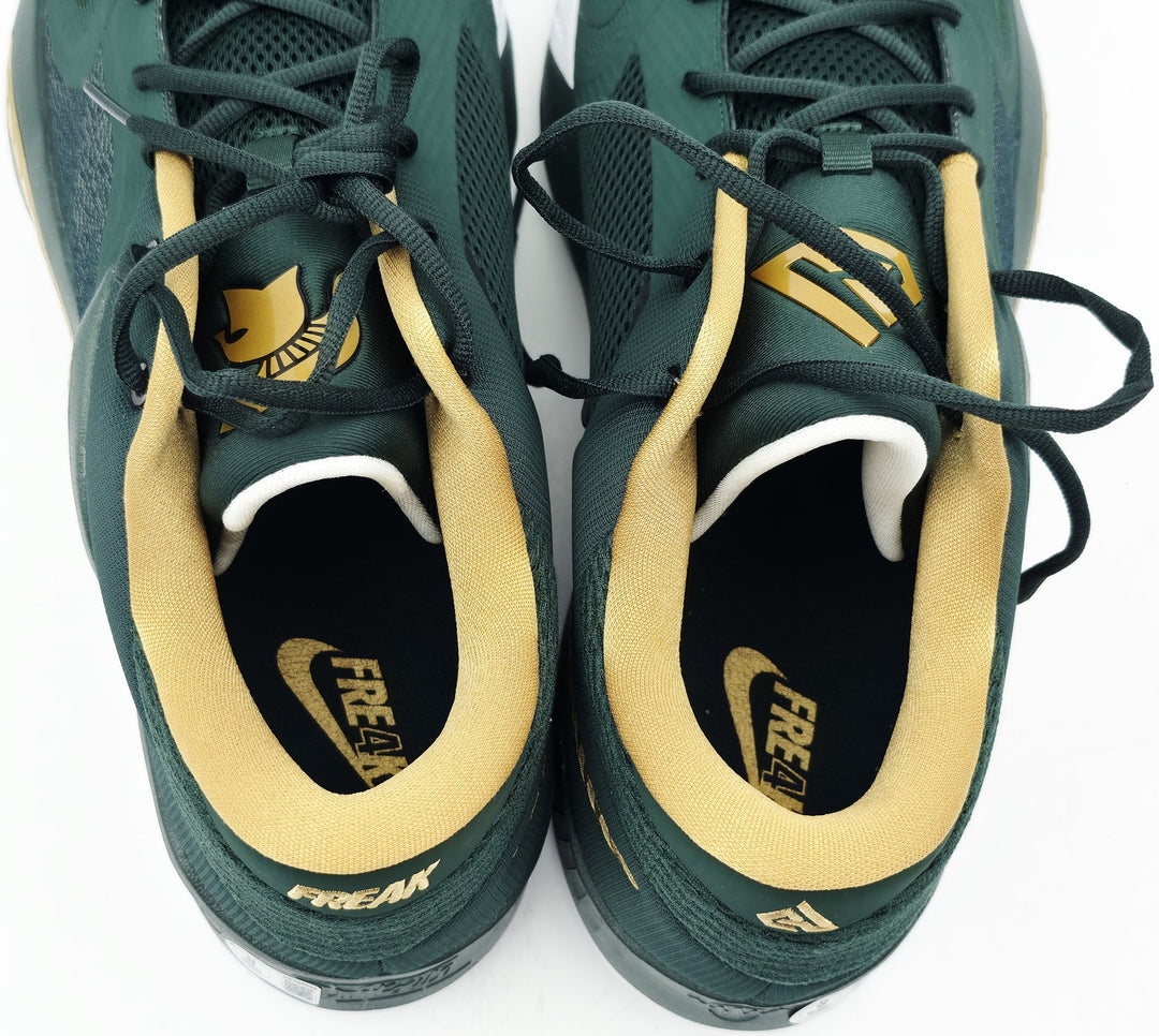 Giannis Auto 2022 (PE) Promo Michigan State Nike Zoom Freak 4 Game Shoes Size 16