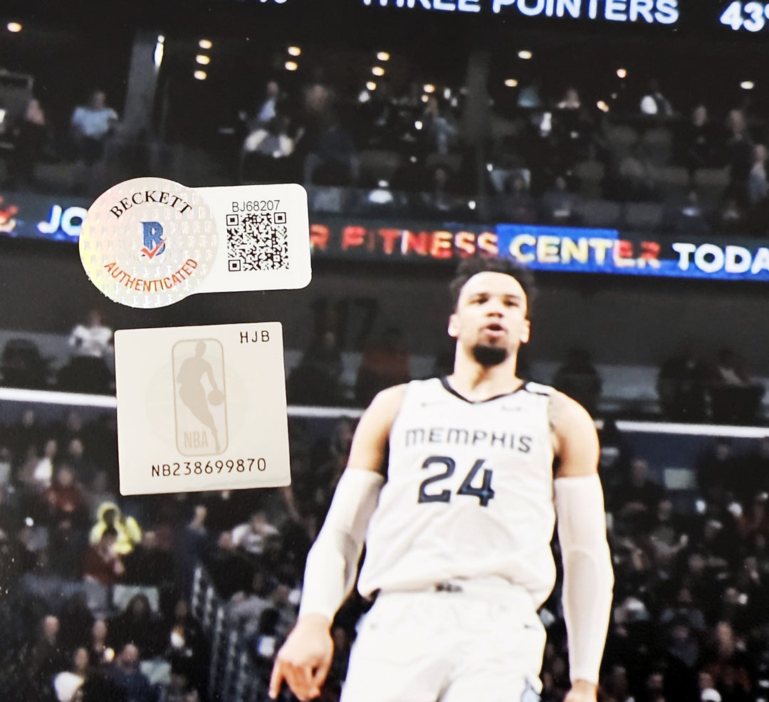 Ja Morant Autographed Signed 16x20 Photo Memphis Grizzlies Beckett BAS QR