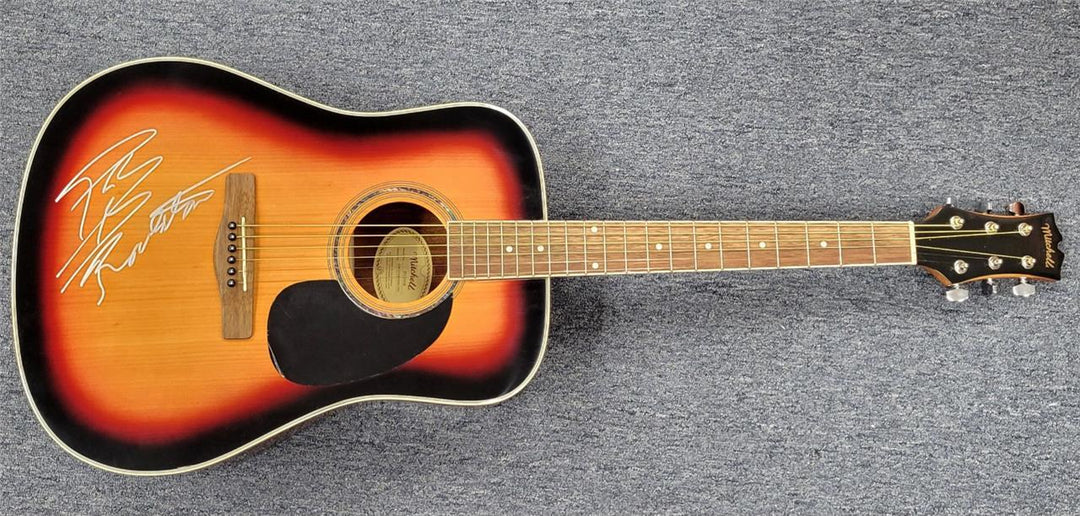 Post Malone signed RARE "Posty" Acoustic Guitar Rapper autograph ~ Beckett BAS