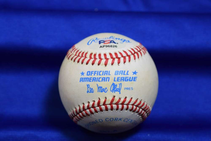 Carl Yastrzemski PSA DNA Autograph Mac Phail American League OAL Signed Baseball