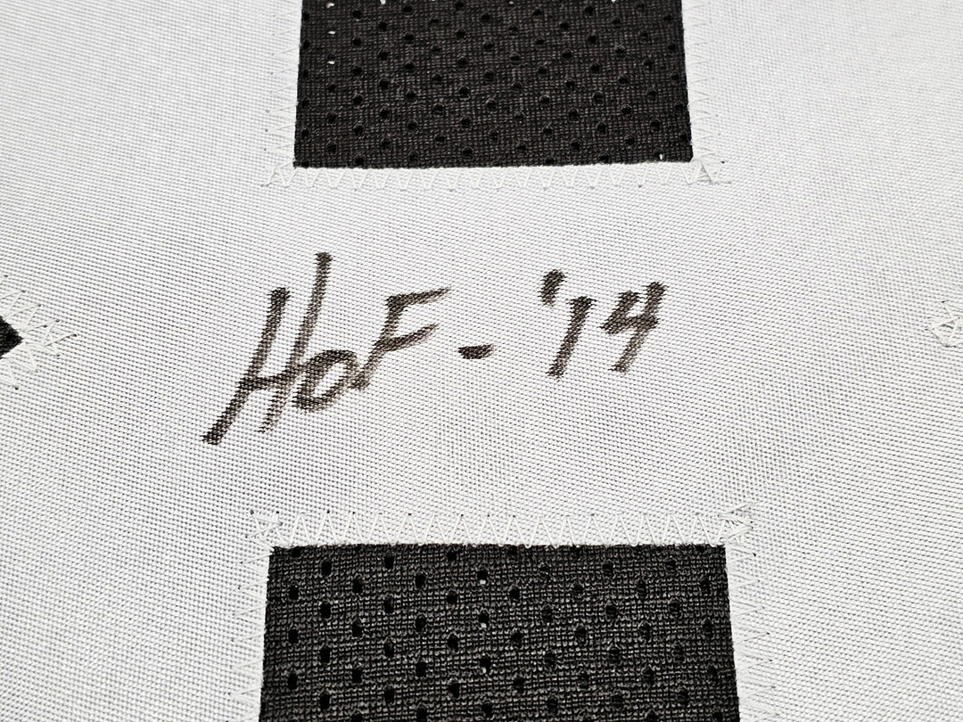 Oakland Raiders Ray Guy Signed Black Jersey "HOF '14" Beckett