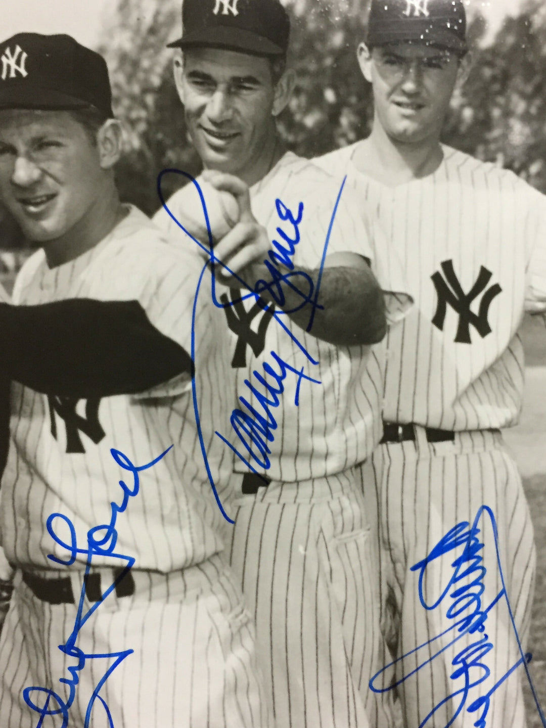 1956 Yankees Pitchers Signed 8x10 photo 4 Auto Whitey Ford Bob Turley JSA COA