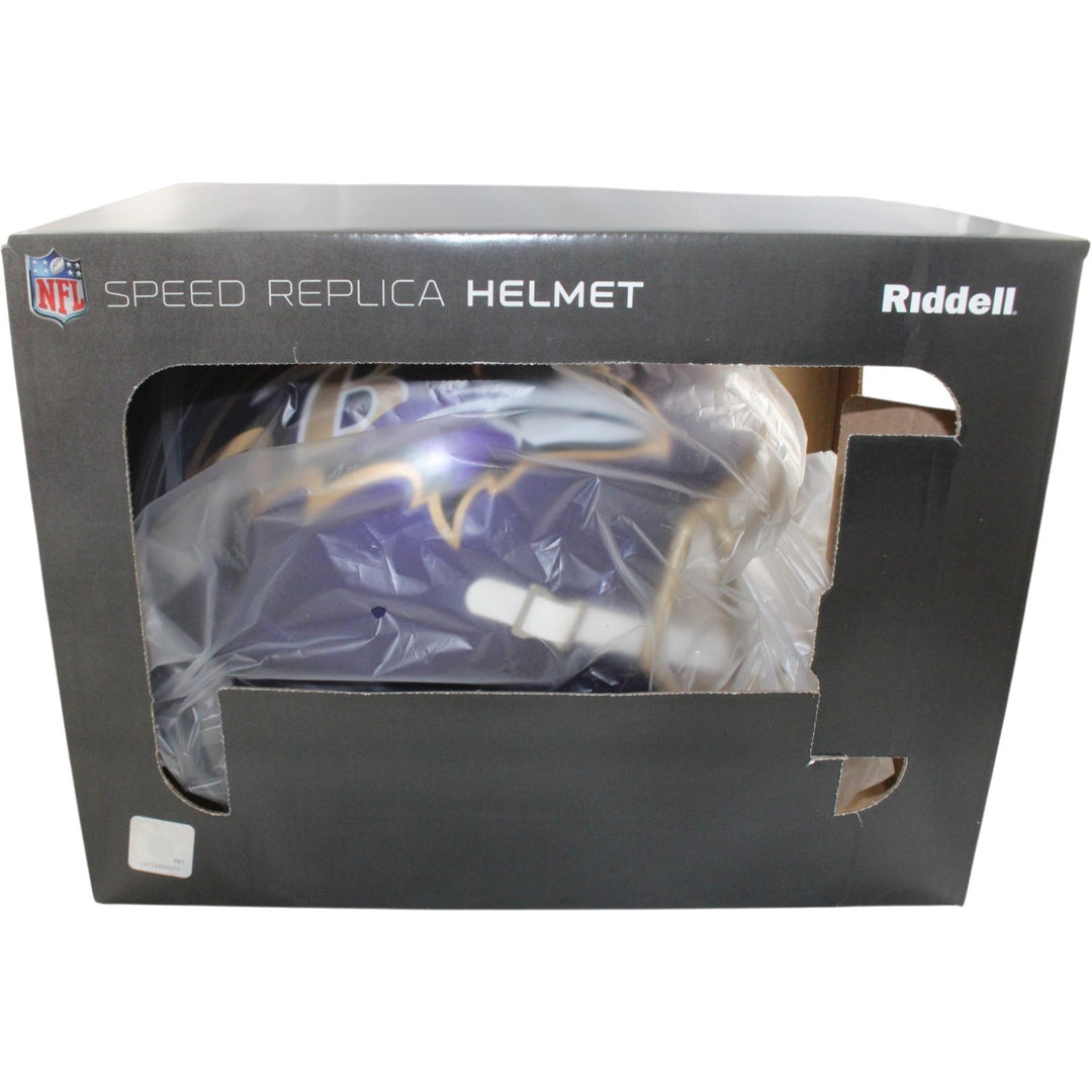 Ray Lewis Autographed Baltimore Ravens F/S 2026 ALT #1 Helmet Beckett WIT 57527
