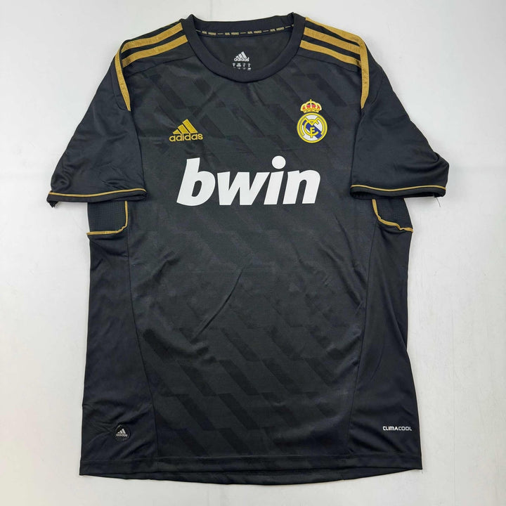 Autographed/Signed Ricardo Kaka Real Madrid Black Futbol Jersey BAS COA