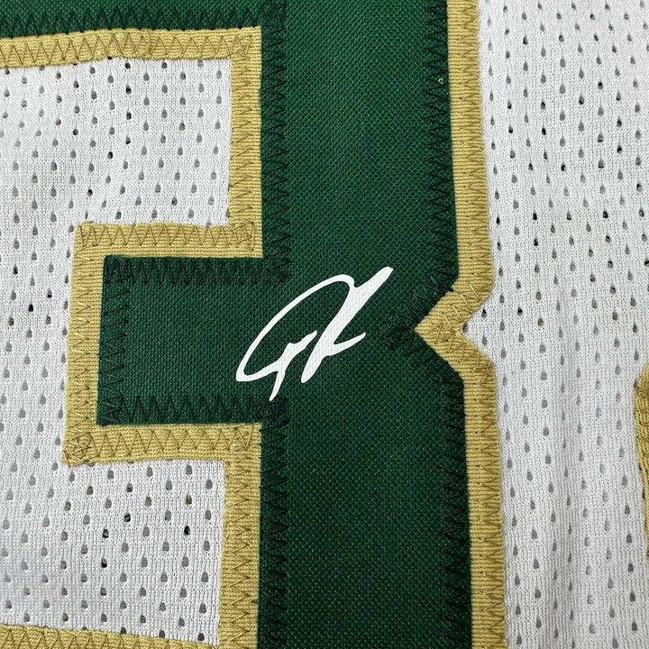 Framed Facsimile Autographed Giannis Antetokounmpo 33x42 Reprint Laser Jersey