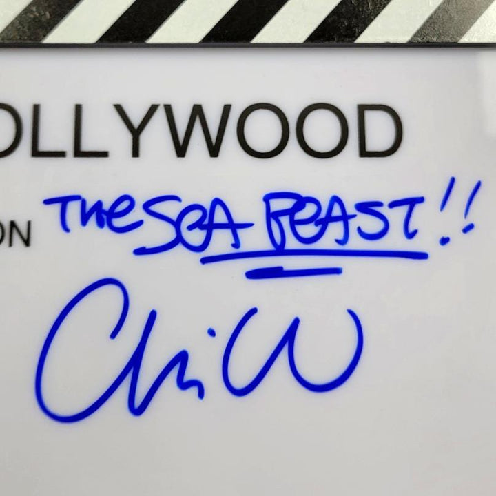 Chris Williams signed The Sea Beast Clapboard Clapperboard ~ BAS Beckett