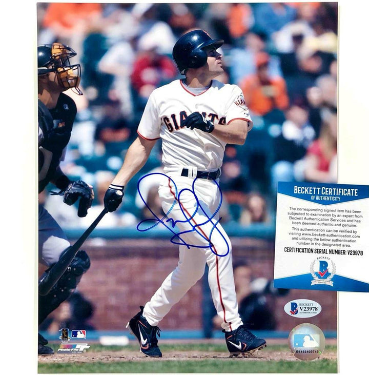 Omar Vizquel autograph San Francisco Giants signed 8x10 photo BAS COA Beckett