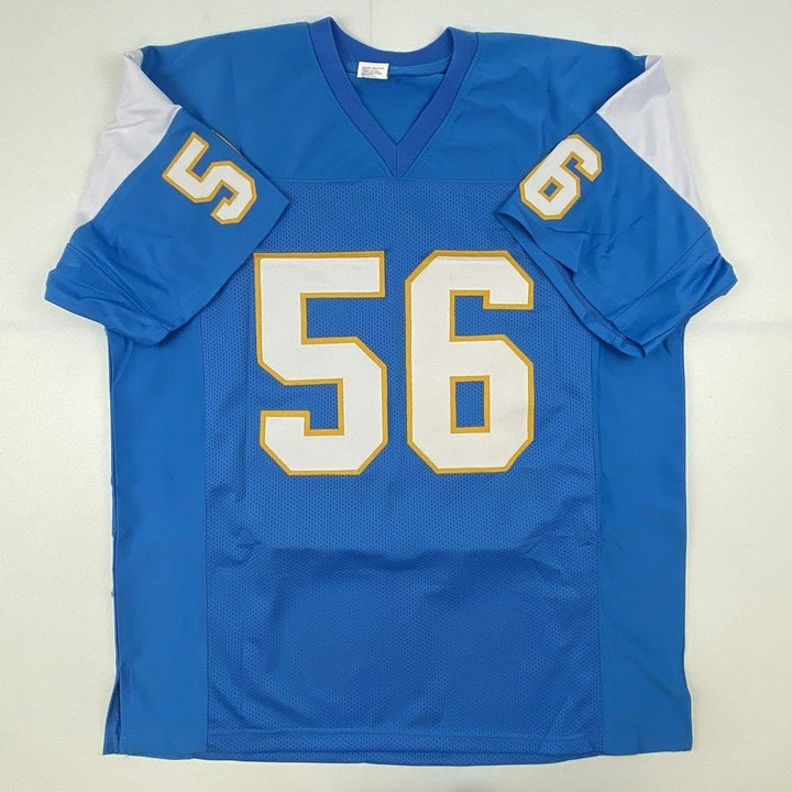 Autographed/Signed SHAWNE MERRIMAN San Diego Powder Blue Jersey BAS COA