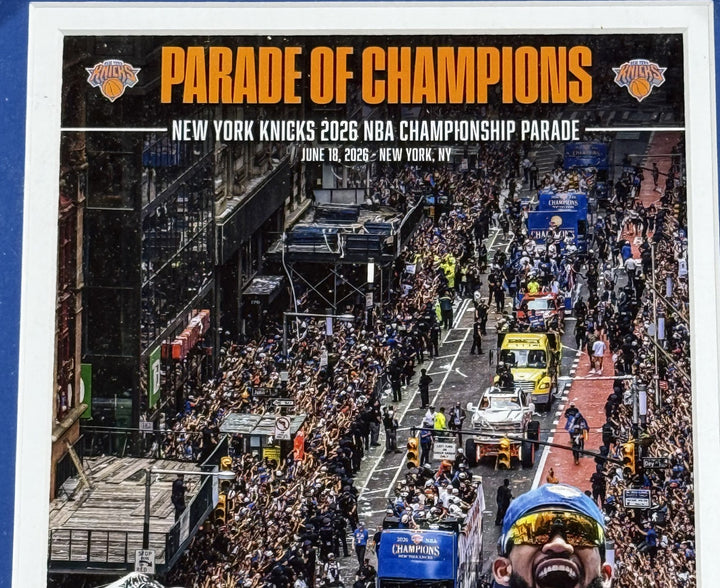 Knicks 2026 Parade of Champions Coin Highland Mint Framed Photo Hart Brunson KAT