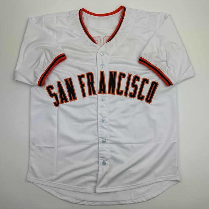 Autographed/Signed Orlando Cepeda San Francisco White Jersey Beckett BAS COA