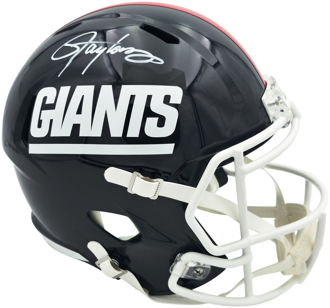 Lawrence Taylor Auto Giants Blue 80-99 Throwback Full Size Speed Replica Helmet