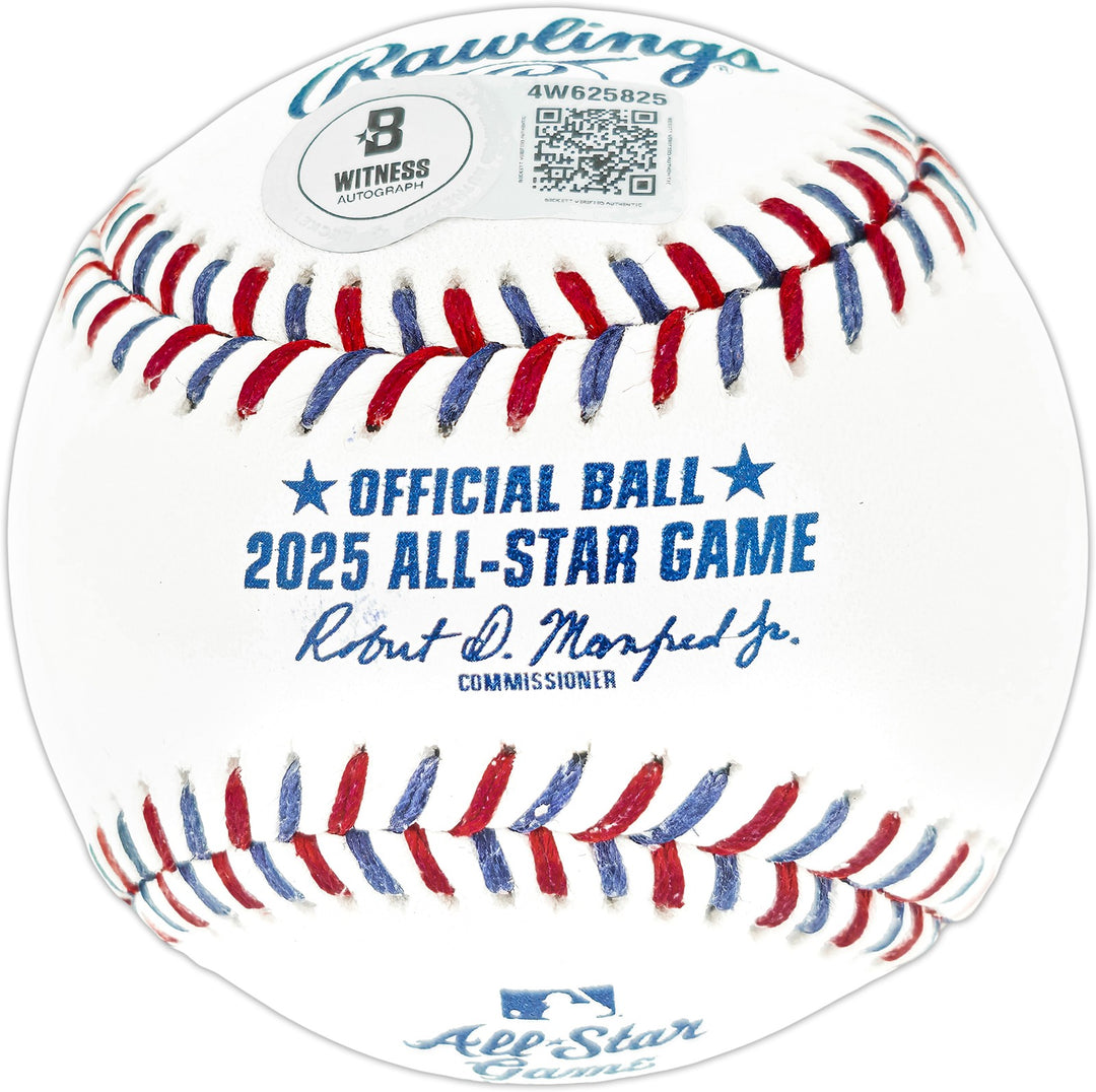 Bryan Woo Signed 2025 All-Star Game Baseball Mariners Beckett Witnessed
