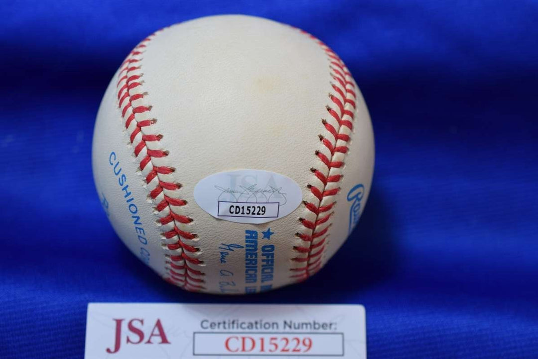 Randy Johnson JSA COA Autograph OAL American League Signed Baseball