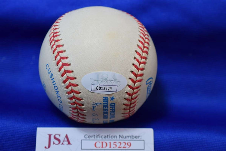 Randy Johnson JSA COA Autograph OAL American League Signed Baseball