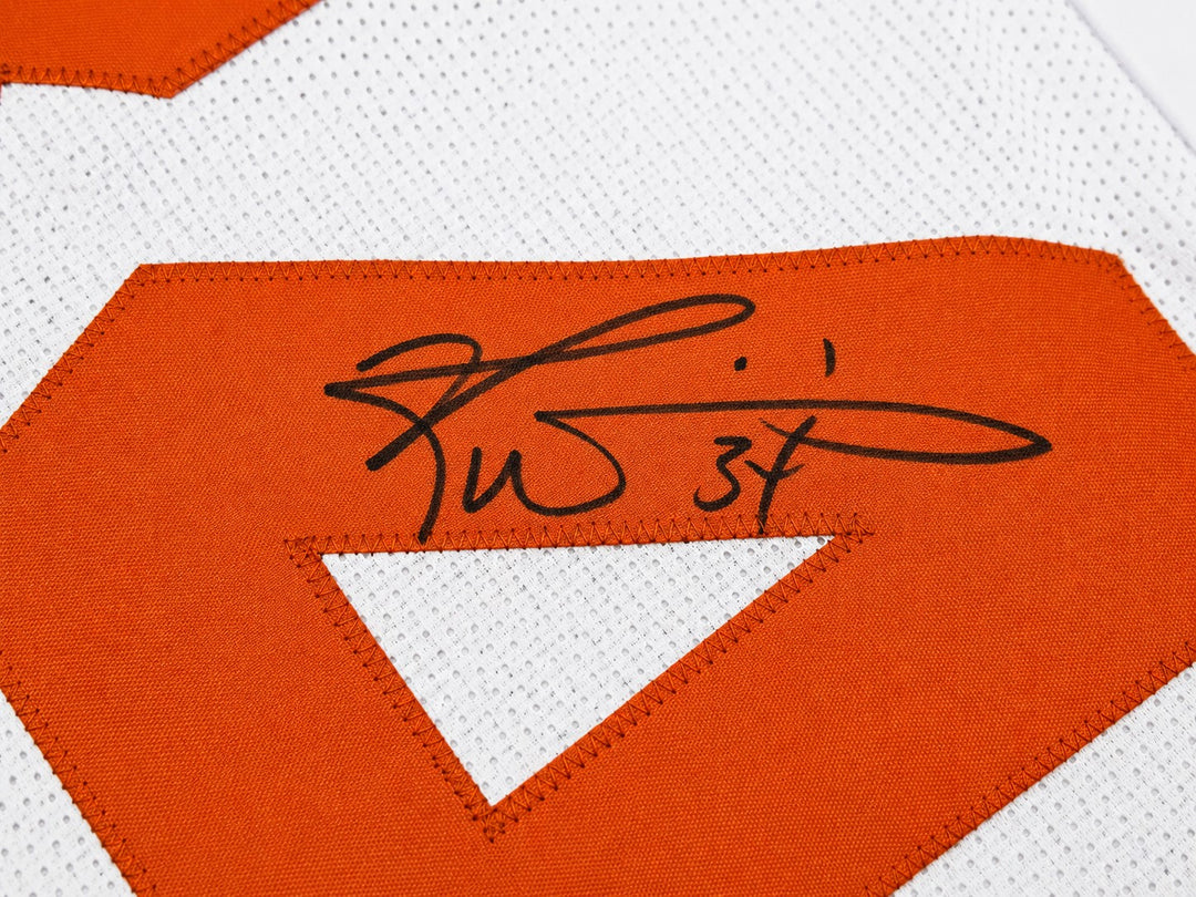 Texas Longhorns Ricky Williams Signed White Jersey JSA Witness