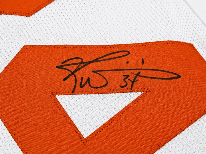 Texas Longhorns Ricky Williams Signed White Jersey JSA Witness