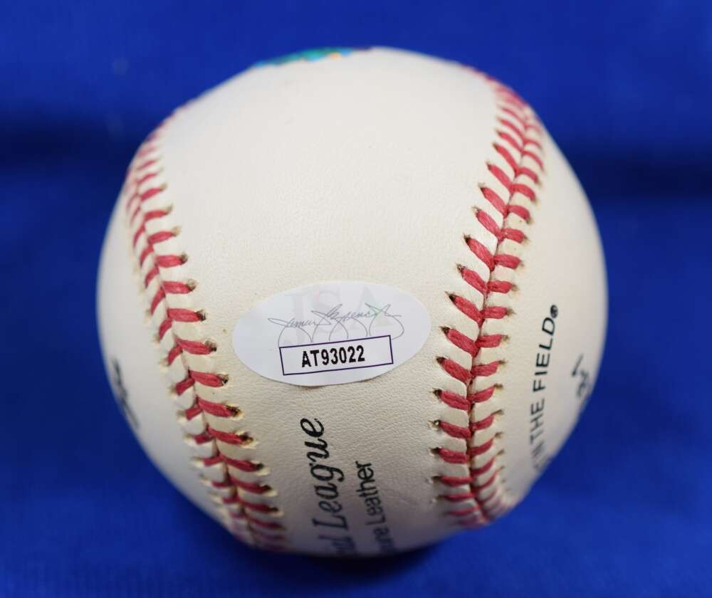 Lou Brock JSA COA Autograph Signed Baseball