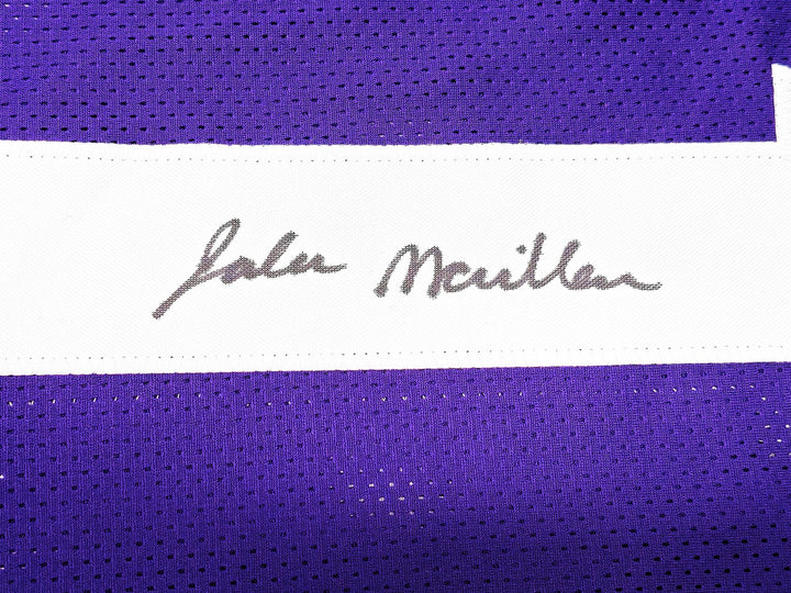 Washington Huskies Jalen McMillan Signed Purple Jersey MCS Holo