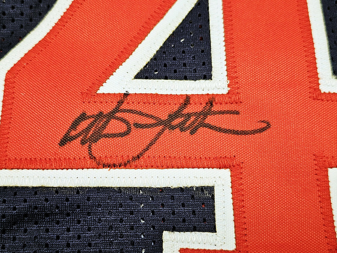 Team USA Christian Laettner Autographed Signed Blue Jersey JSA