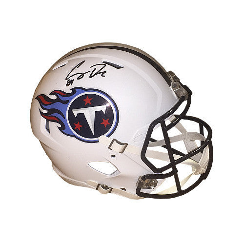 Corey Davis signed Tennessee Titans FS Speed Rep Helmet #84 - JSA Witnessed Holo