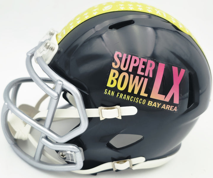 Julian Love Signed Seattle Seahawks Black SB LX Logo Speed Mini Helmet MCS Holo
