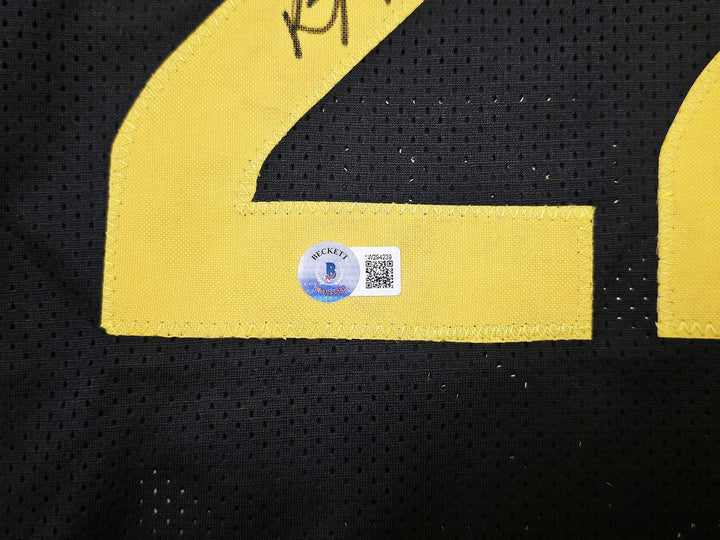 Utah Jazz Kyle Filipowski Signed Black Jersey "K Flip" Beckett Witness