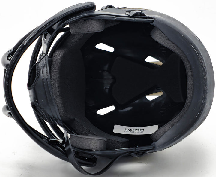 Alvin Kamara Signed Saints Eclipse Black Speed Mini Helmet Beckett Wit