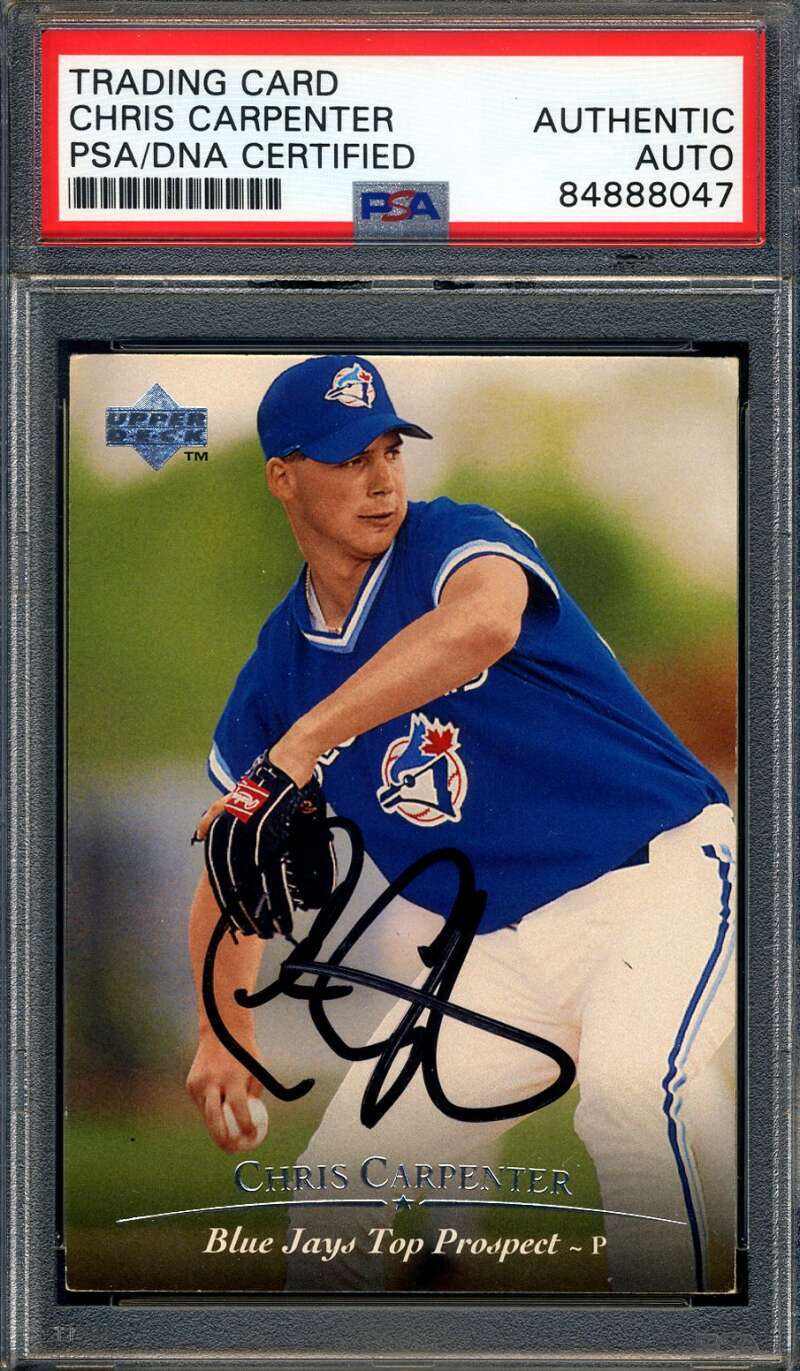 Chris Carpenter PSA DNA Signed 1994 Upper Deck Autograph