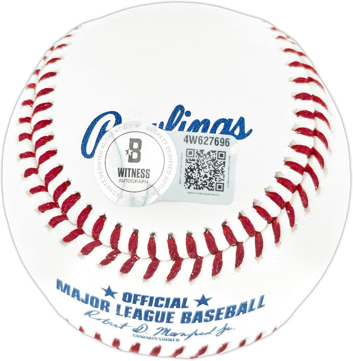 Felix Hernandez Signed MLB Baseball Mariners "P.G. 8-15-12" Beckett Witness