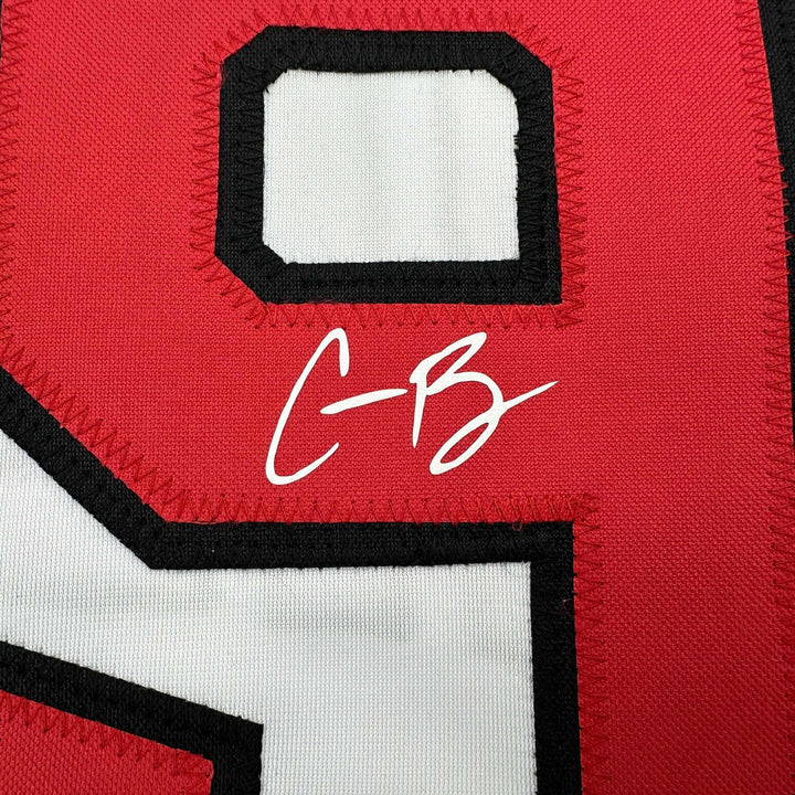 Facsimile Autographed Corbin Burnes Arizona White Reprint Jersey Size Men's XL