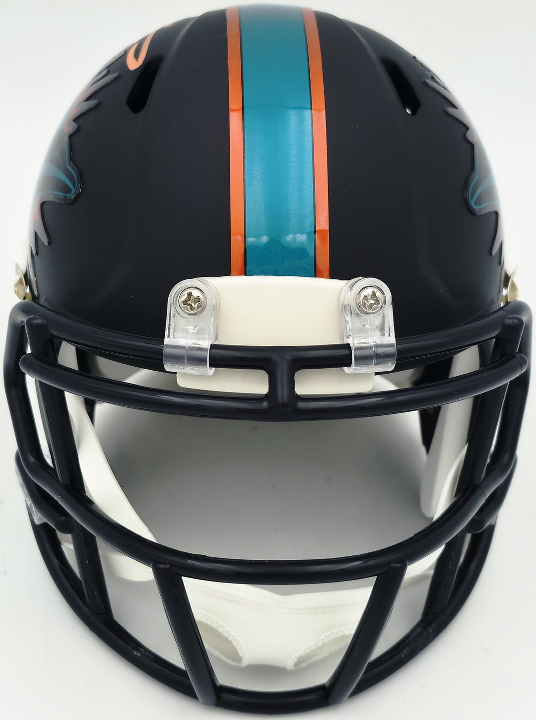 Ricky Williams Signed Miami Dolphins Black Rivalries Speed Mini Helmet JSA