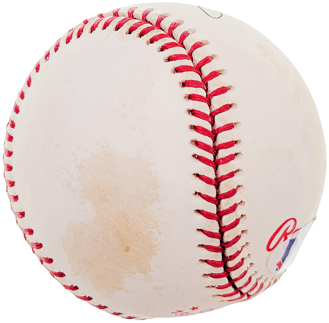 Dick Williams Signed Official 1984 WS Logo Baseball San Diego Padres Beckett