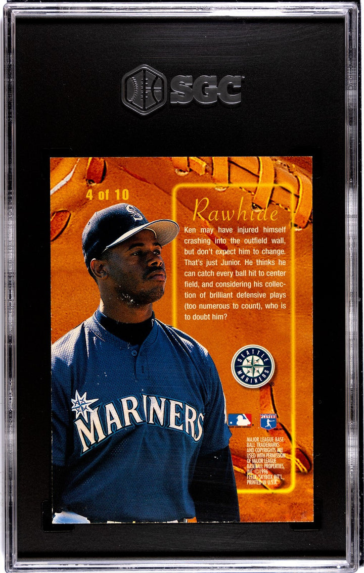 Ken Griffey, Jr. 1996 Fleer Ultra Rawhide Gold Medallion #4 -SGC Graded 8 NM-MT