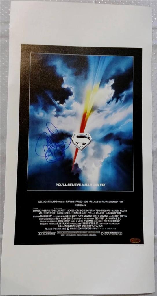 Director RICHARD DONNER Autograph Signed 11x17 SUPERMAN Canvas Photo RARE Auto