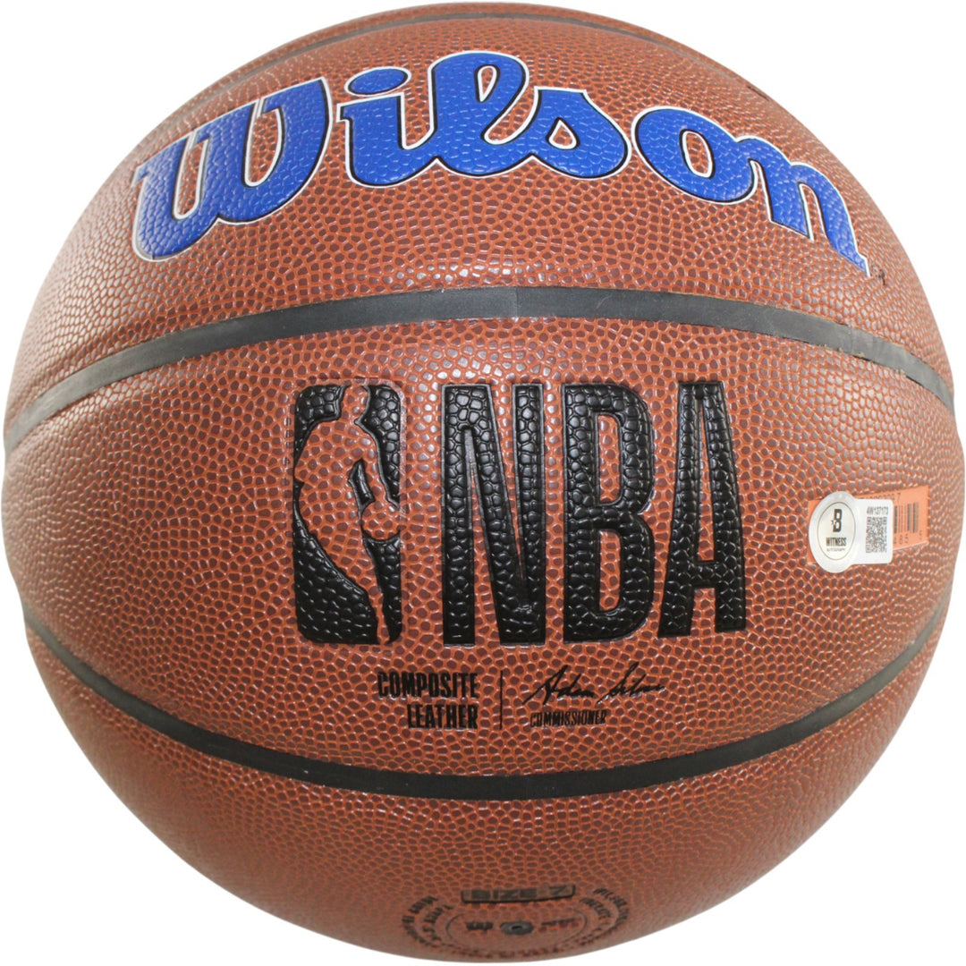 Dennis Rodman Autographed/Signed Detroit Pistons Basketball Beckett 54274