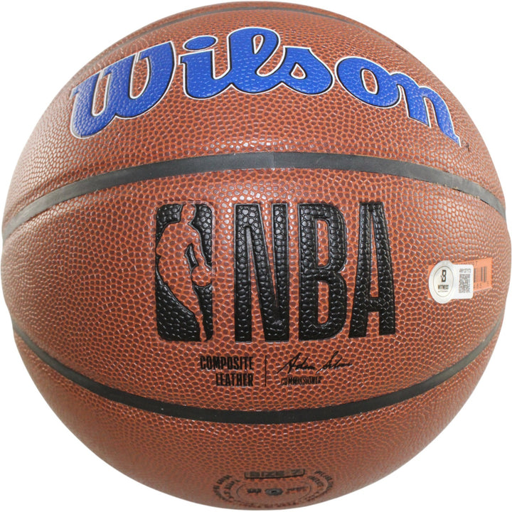 Dennis Rodman Autographed/Signed Detroit Pistons Basketball Beckett 54274