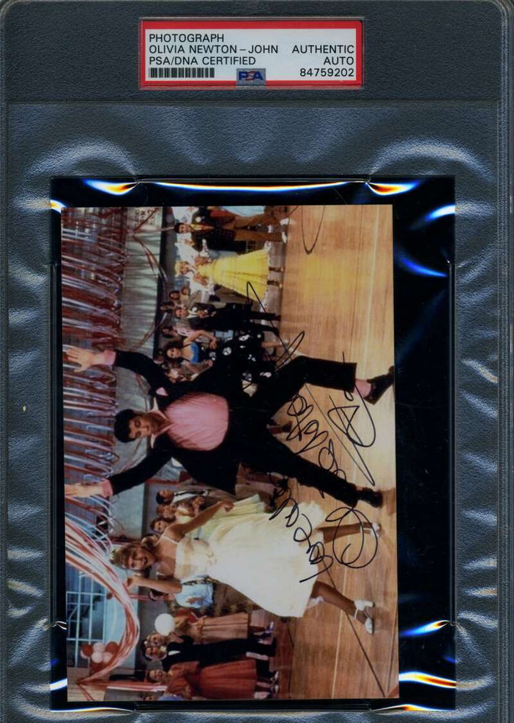 Olivia Newton John PSA DNA Signed Photo Grease Autograph