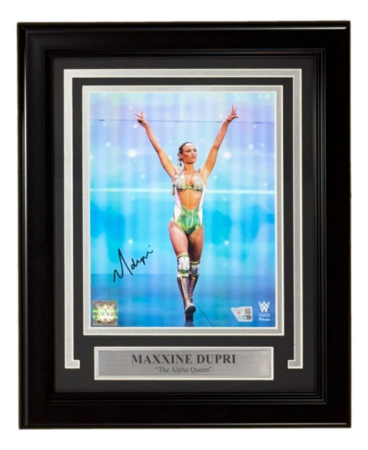 Maxxine Dupri Signed Framed 8x10 WWE Photo Fanatics