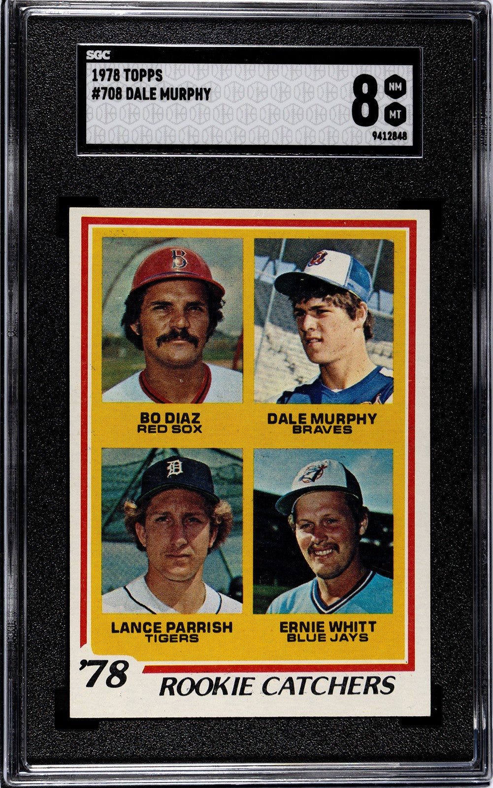 Dale Murphy /Lance Parrish 1978 Topps Rookie Card (RC) #708- SGC Graded 8 NM-MT
