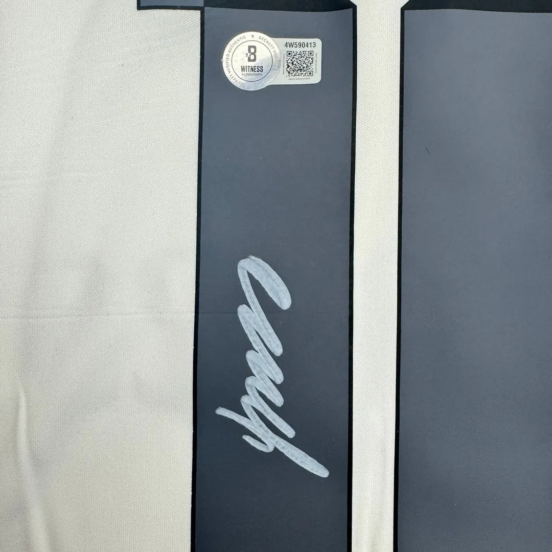 Framed Autographed/Signed James Rodriguez 35x39 Real Madrid Jersey BAS COA